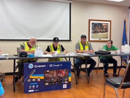 Officers At Meeting